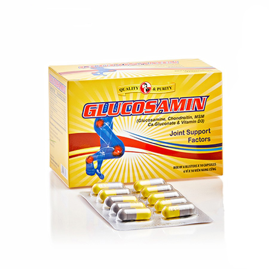 Glucosamin capsule Hộp 60 viên - Viên uống xương khớp