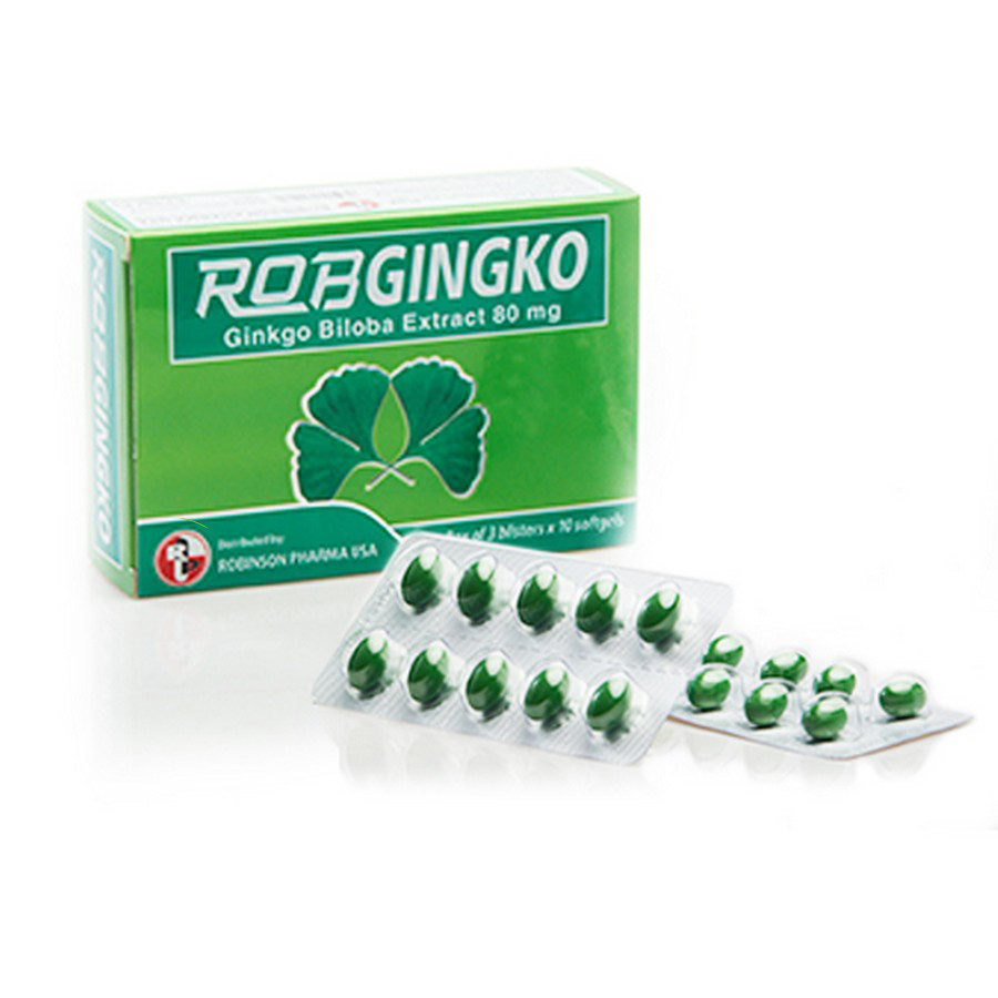 Robginko Hộp 30 viên - Hoạt huyết dưỡng não