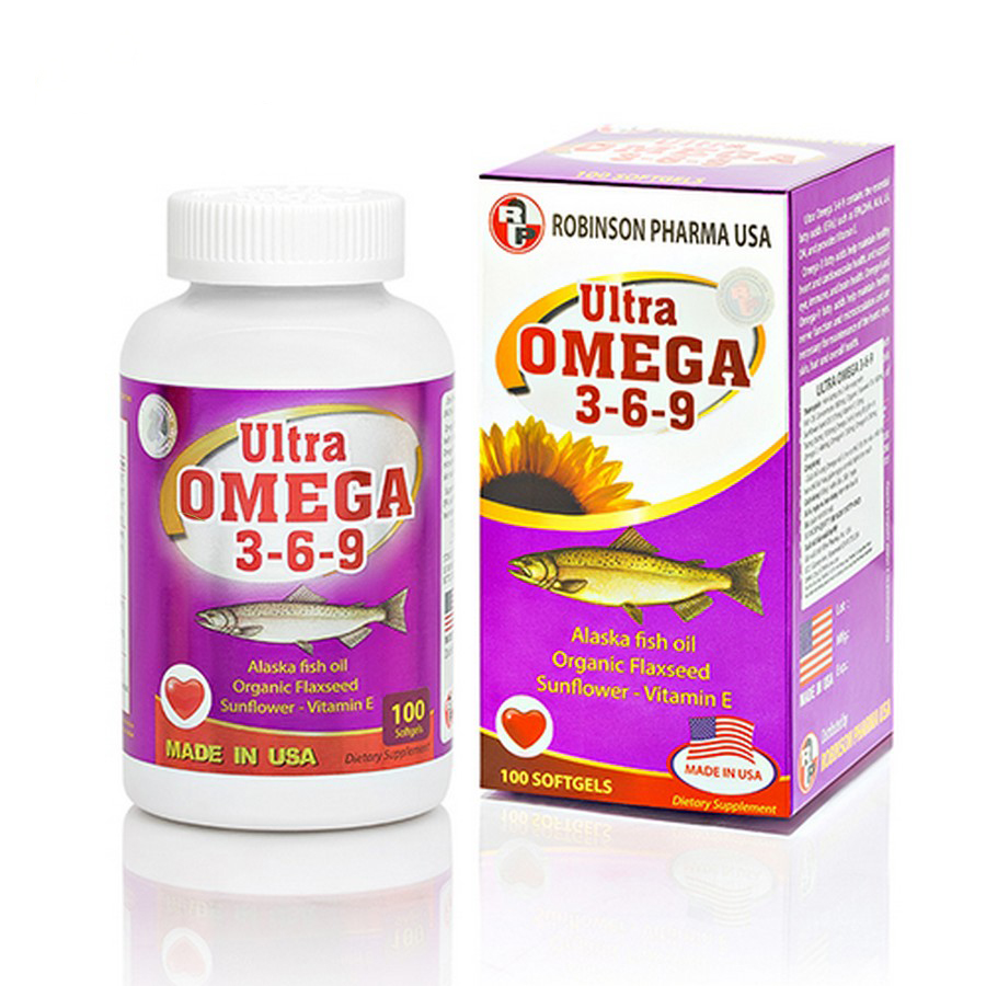 Ultra Omega 3-6-9 Bổ não- Sáng mắt - Khỏe tim