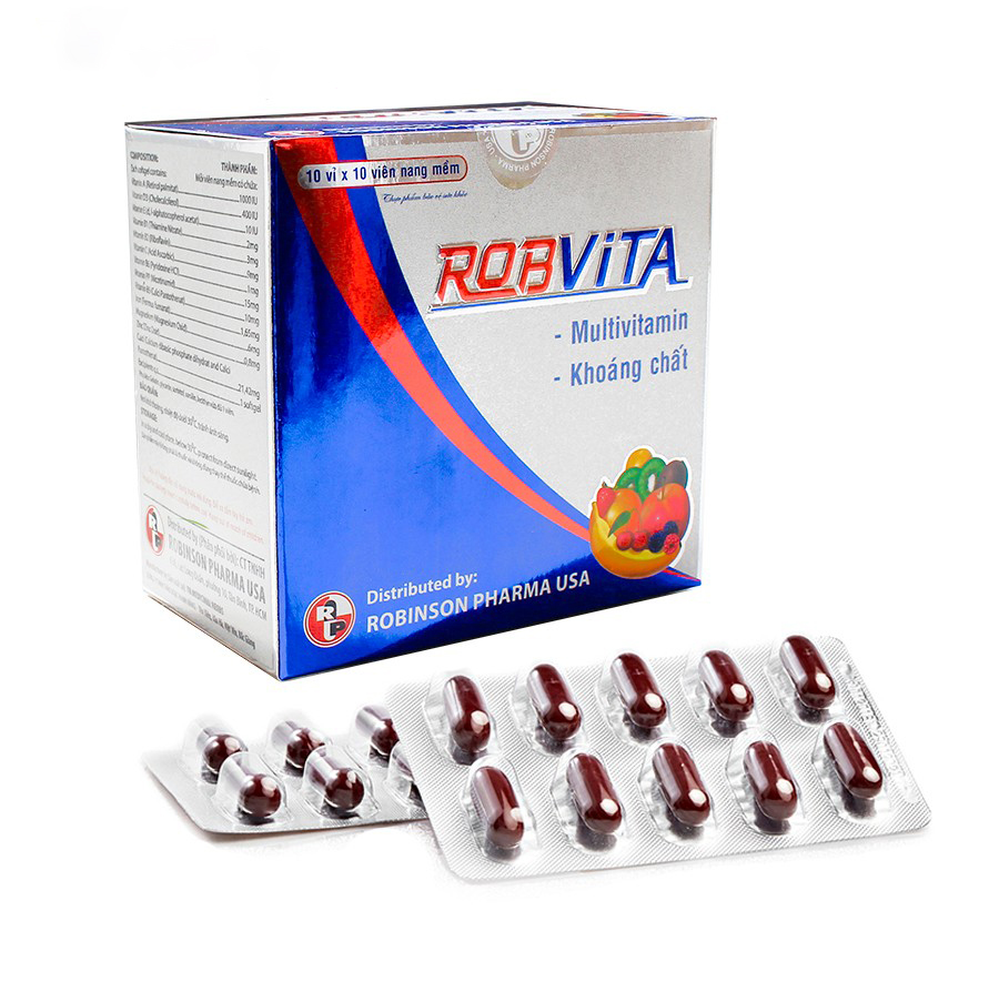 Robvita Multivitamin Hộp 100 viên - Bồi bổ sức khỏe